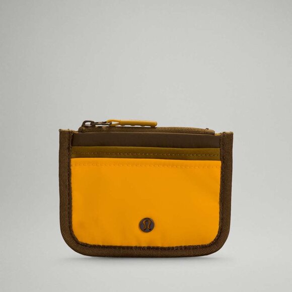 lululemon True Identity Card Case Clementine/Gold Spice/Deep Artifact NWT - Picture 2 of 2